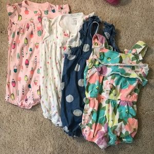 Bundle of Carter’s Baby Rompers
